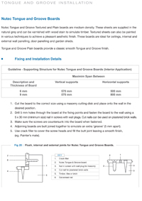 Nutec Tongue and Groove Boards
